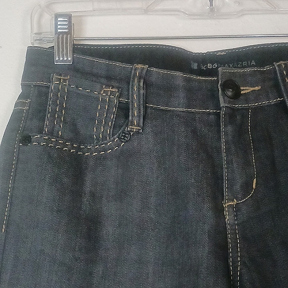 BCBG Maxazria Agnes Bootcut Denim in Lava charcoal gray size 26 - Picture 2 of 12